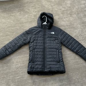 North Face Girls Fleece Lined Puffer Jacket